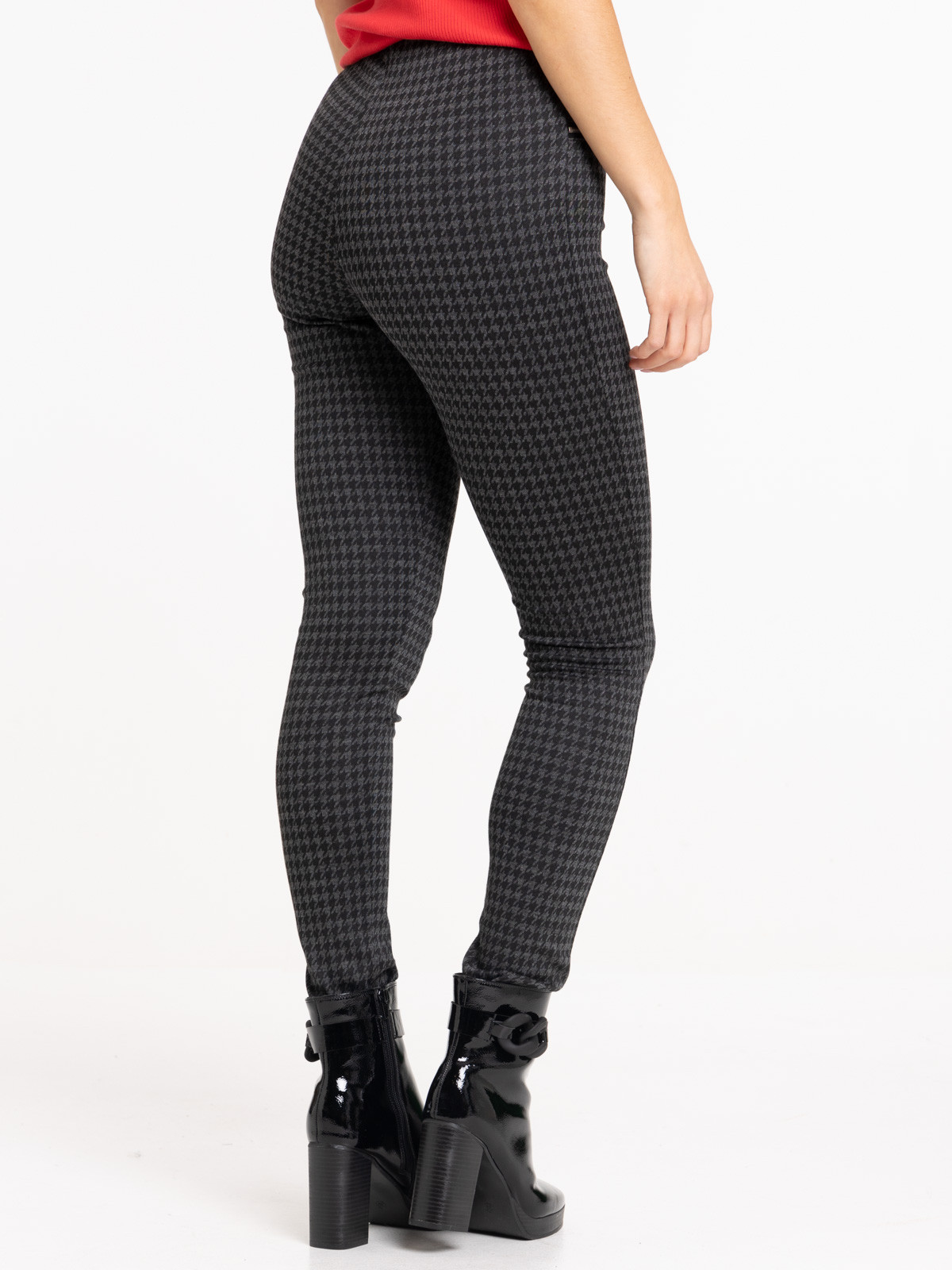 Legging jacquard pied-de-poule femme Legging jacquard pied-de-poule femme