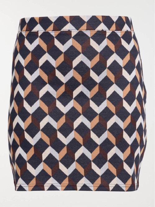 Jupe jacquard grande taille...