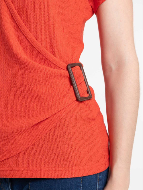 Tee-shirt paprika femme