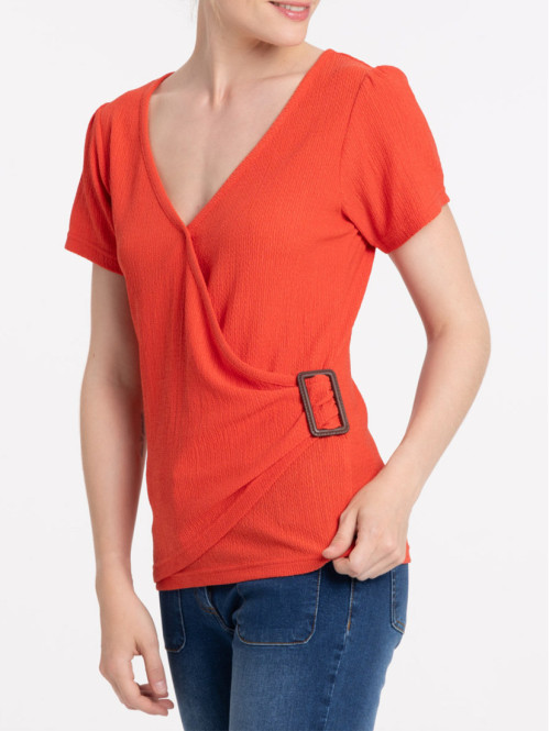 Tee-shirt paprika femme