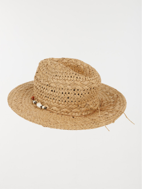 Chapeau en paille tressée...