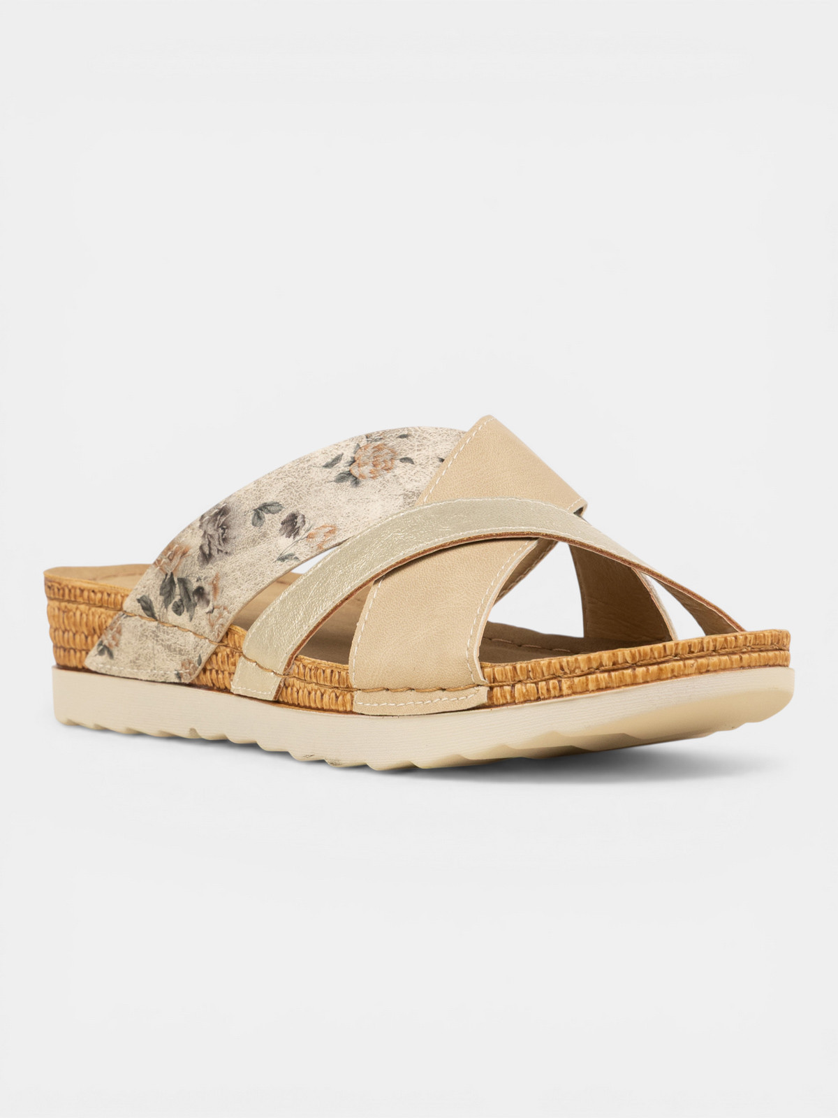 Mules coloris taupe femme (36-41)