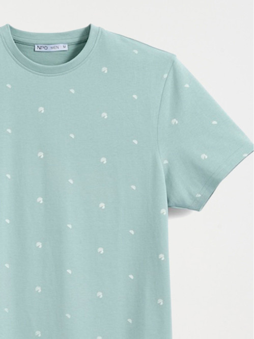 T-shirt bleu glacier...