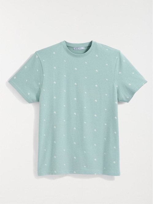 T-shirt bleu glacier...