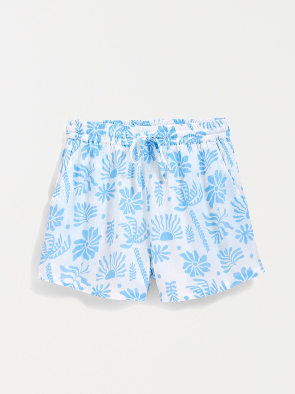 Short imprimé fluide femme