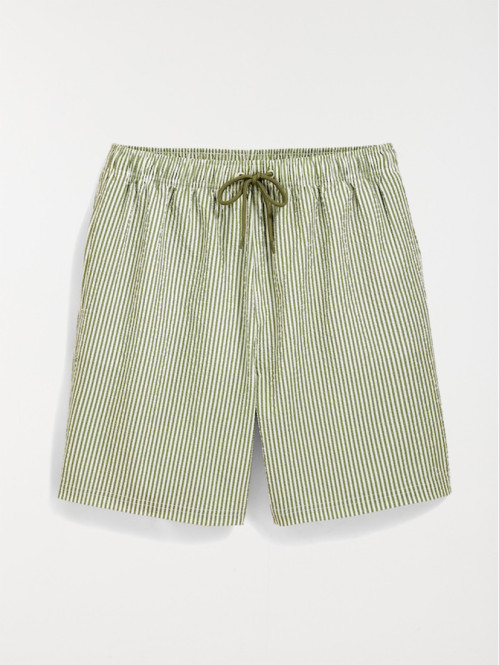 Short de bain sauge homme