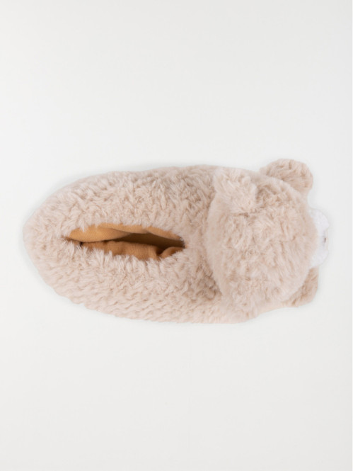 Chaussons peluche ourson...