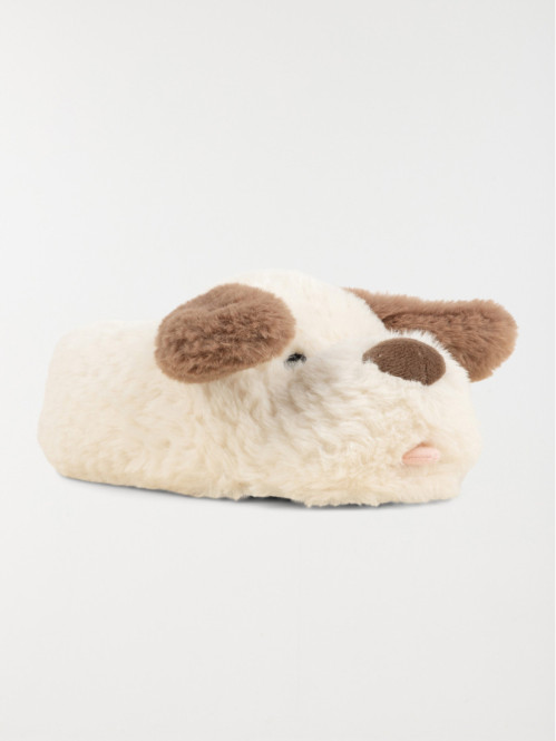 Chaussons forme chien fille...