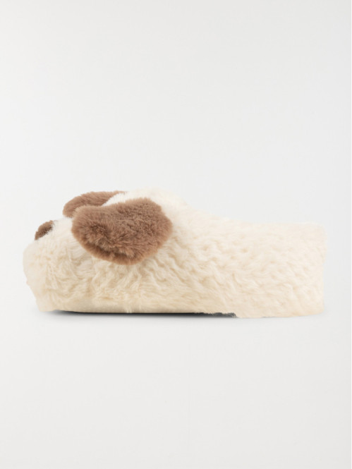 Chaussons forme chien fille...