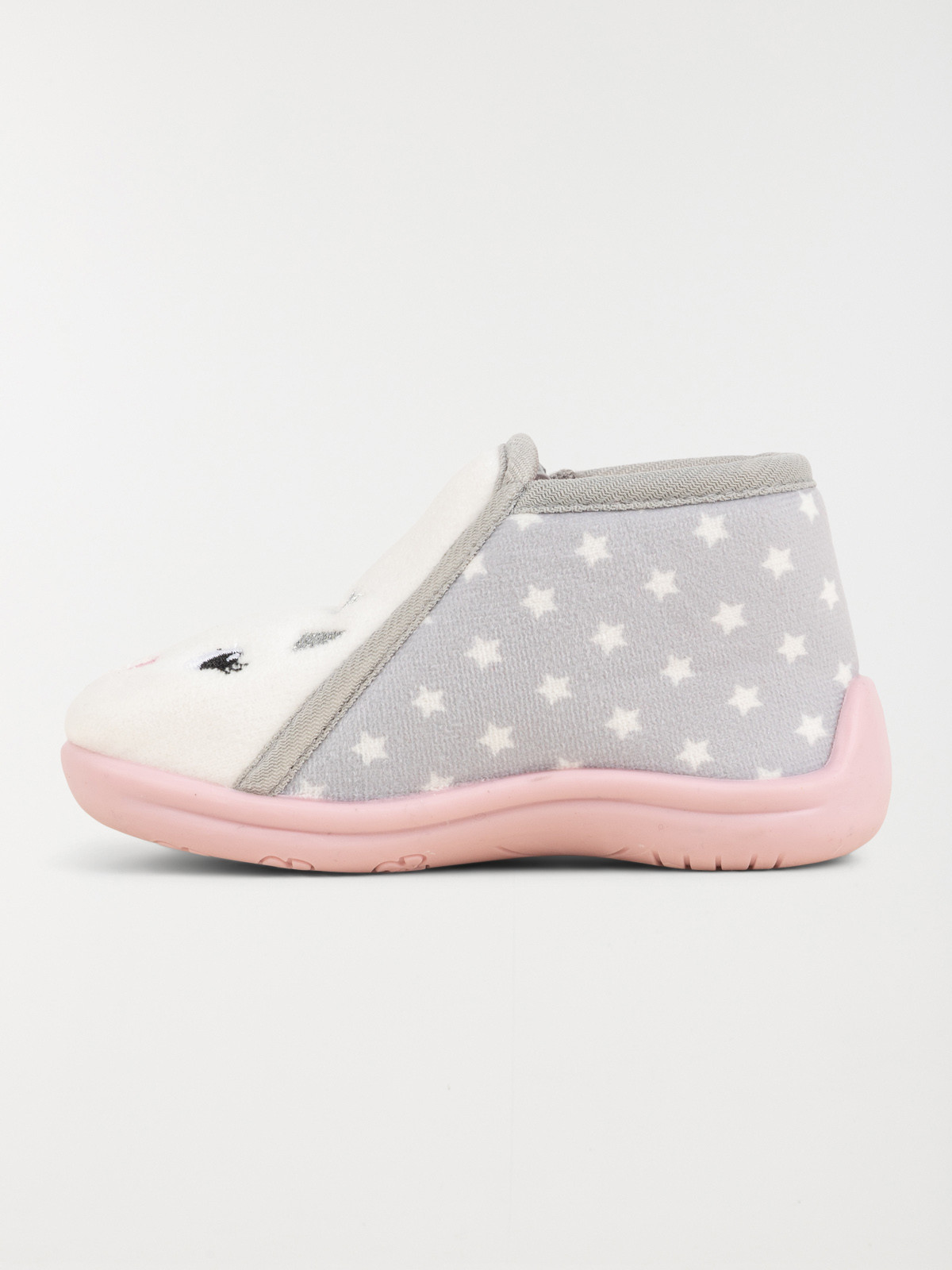 Chaussons montants blanc fille (19-25)