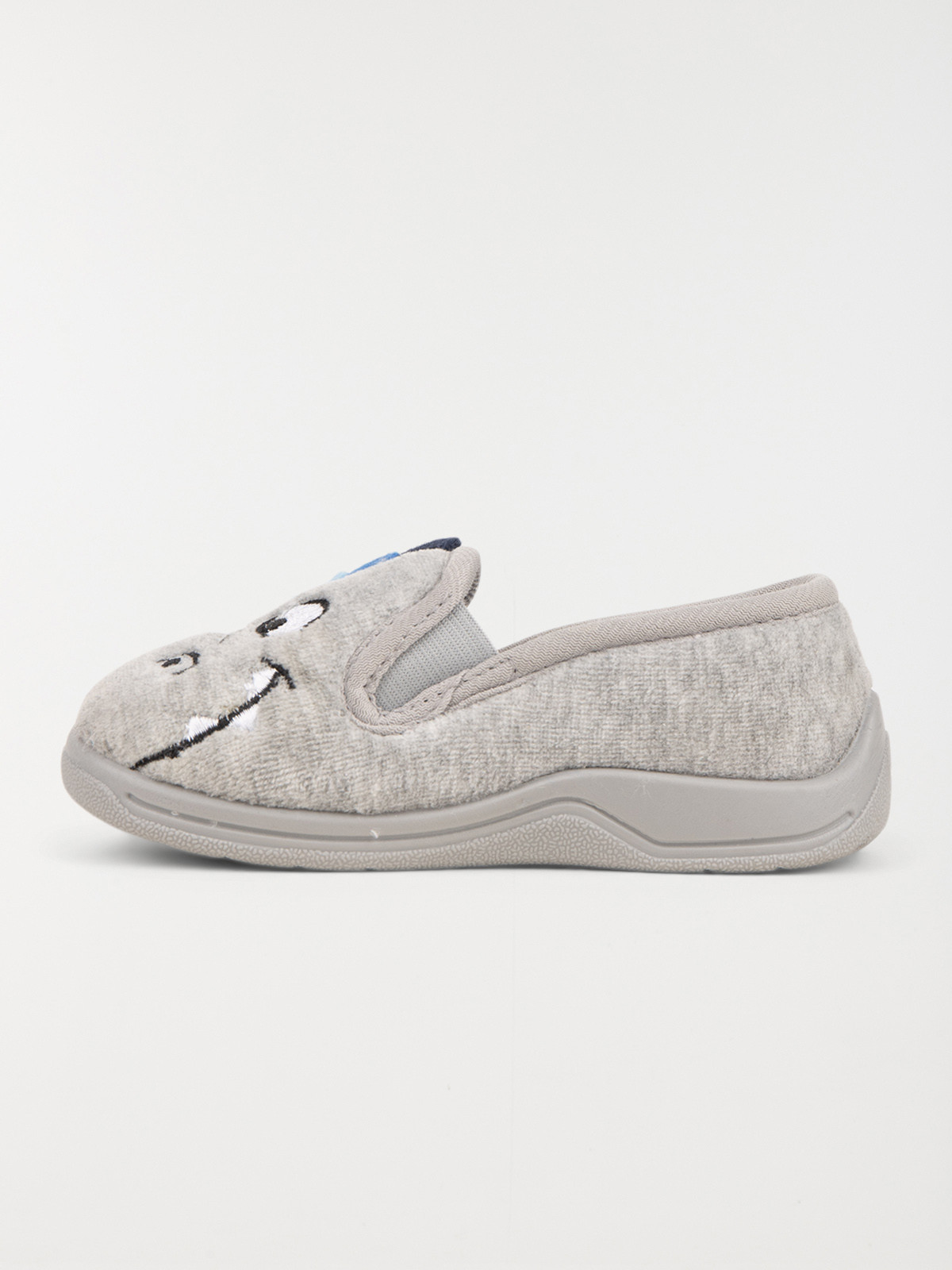 Chaussons gris dinosaure garçon (31-35)