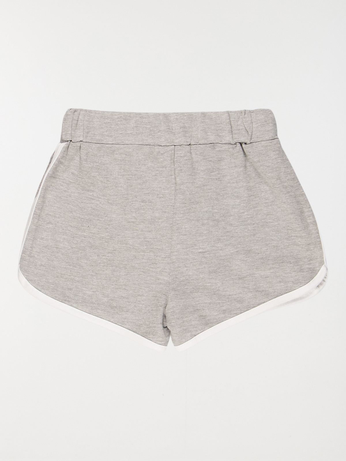 Short molleton gris chiné fille (10-16A)