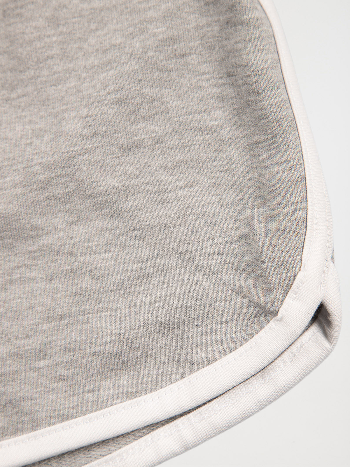 Short molleton gris chiné fille (10-16A)
