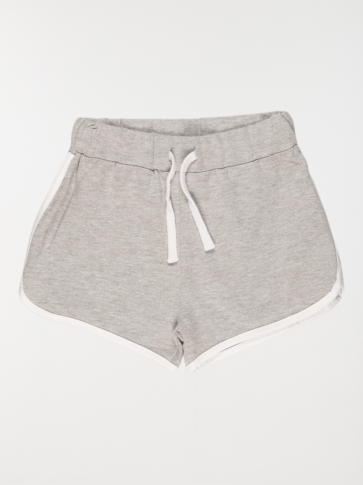 Short molleton gris chiné fille (10-16A)