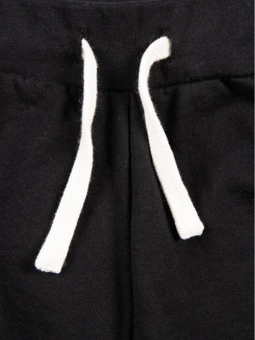 Short molleton noir fille...