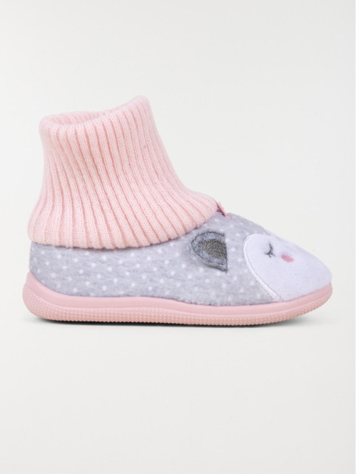 Chaussons chaussettes bébé fille (20-25)