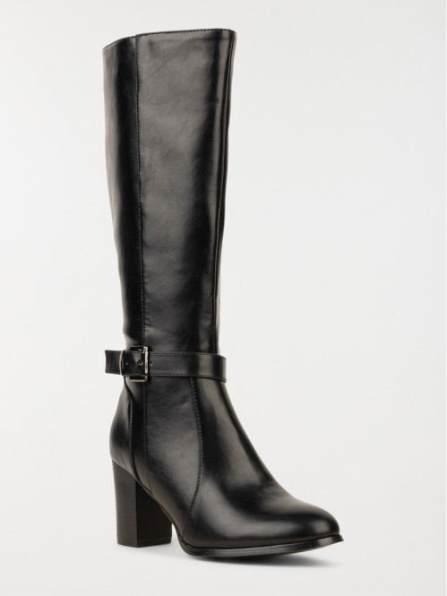 Bottes noires à talon femme...