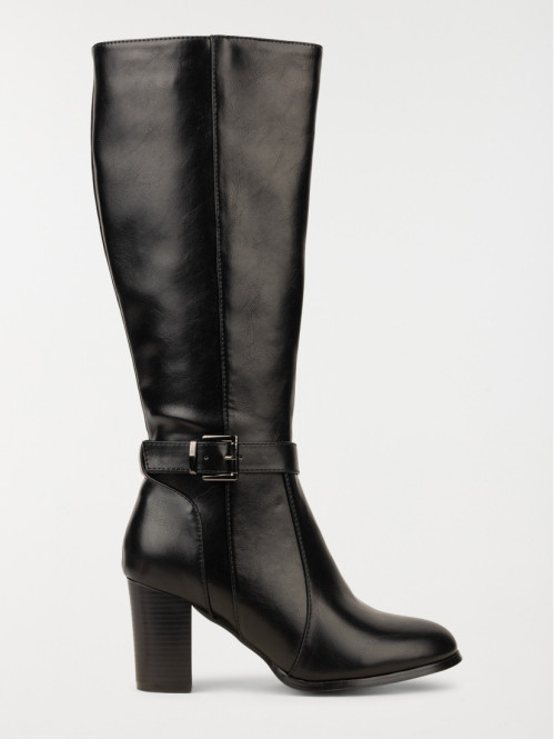 Bottes noires à talon femme...