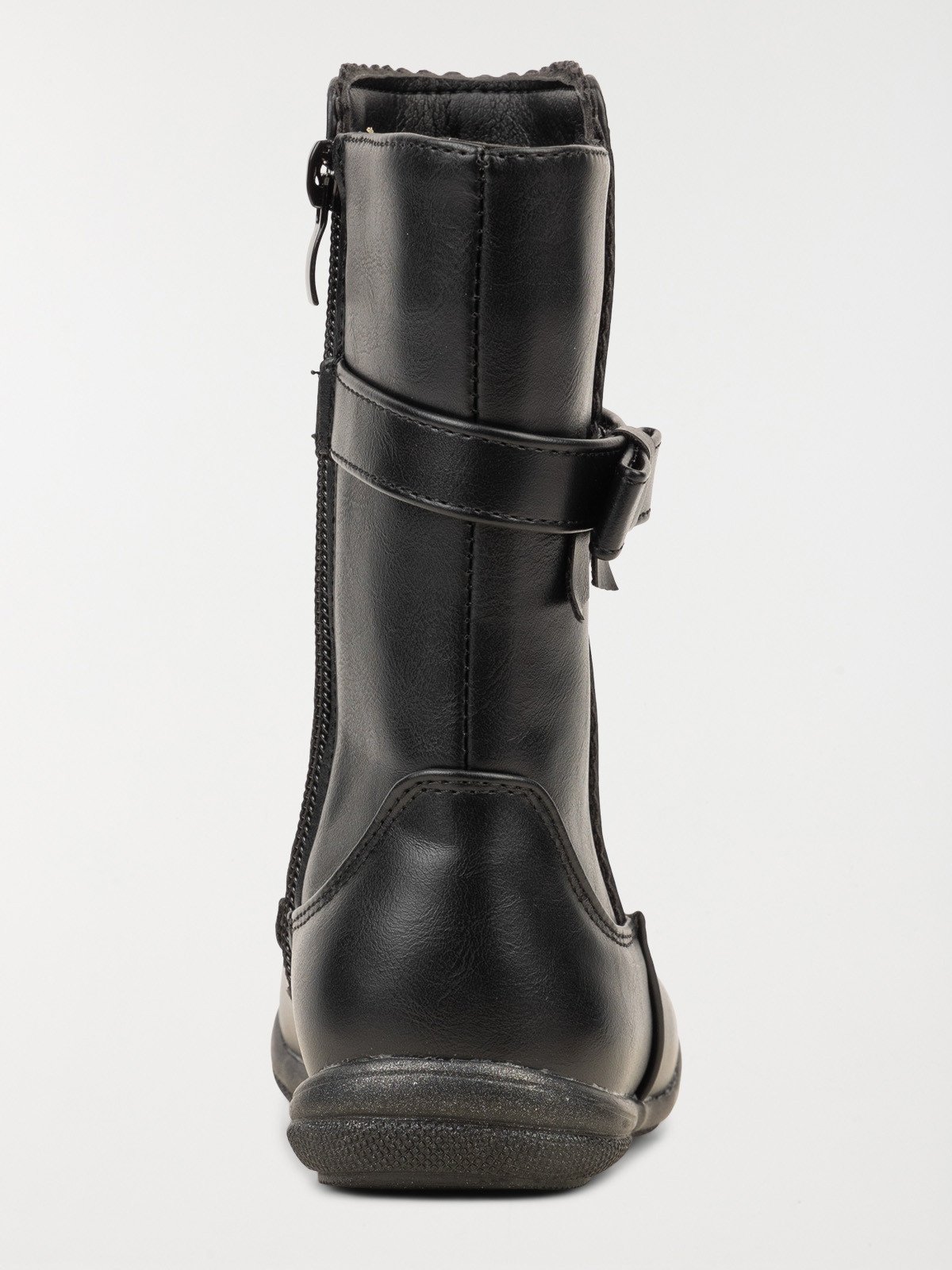 Bottes noires bride noeud fille (31-35) Bottes noires bride noeud fille (31-35)
