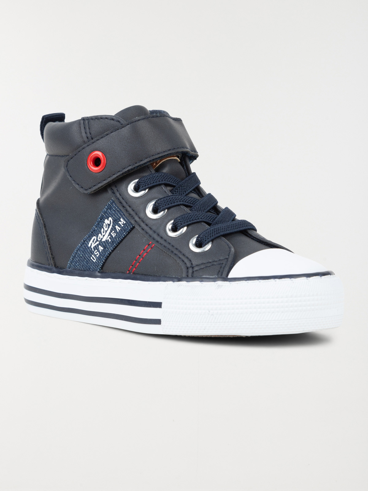 Baskets montantes garçon navy (24-30)