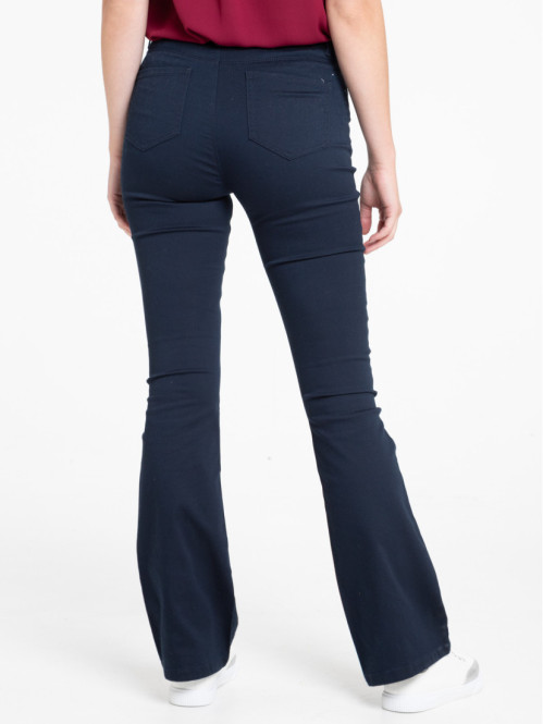 Pantalon flare marine navy...