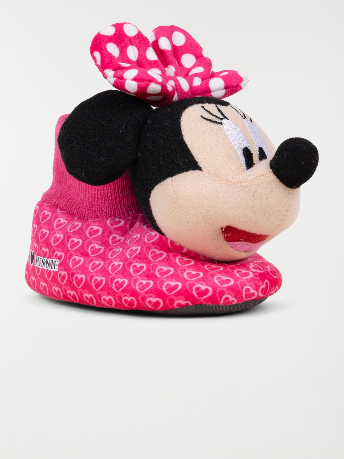 Chaussons Minnie 3D fushia (24-30)