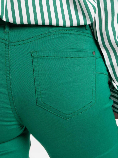 Pantalon skinny vert...