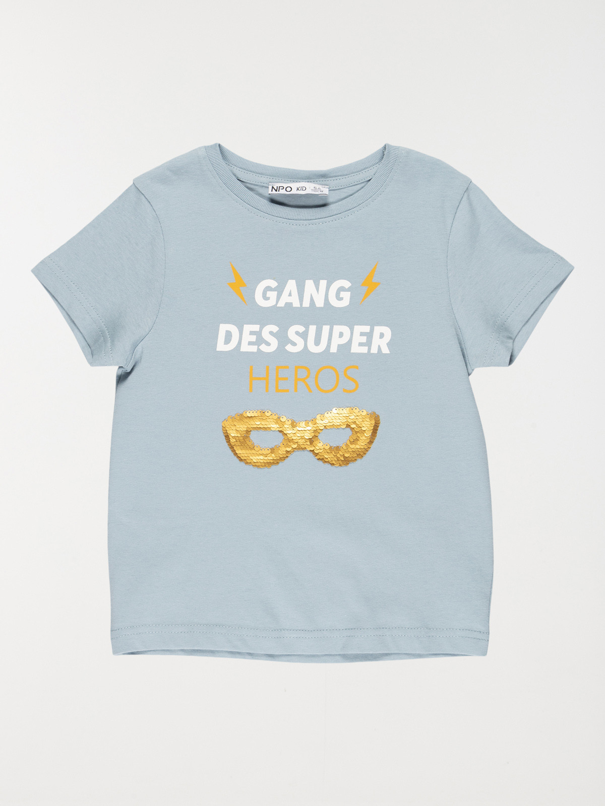 T-shirt garçon sequin réversible (3-8A)