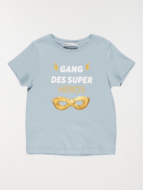 T-shirt garçon sequin...