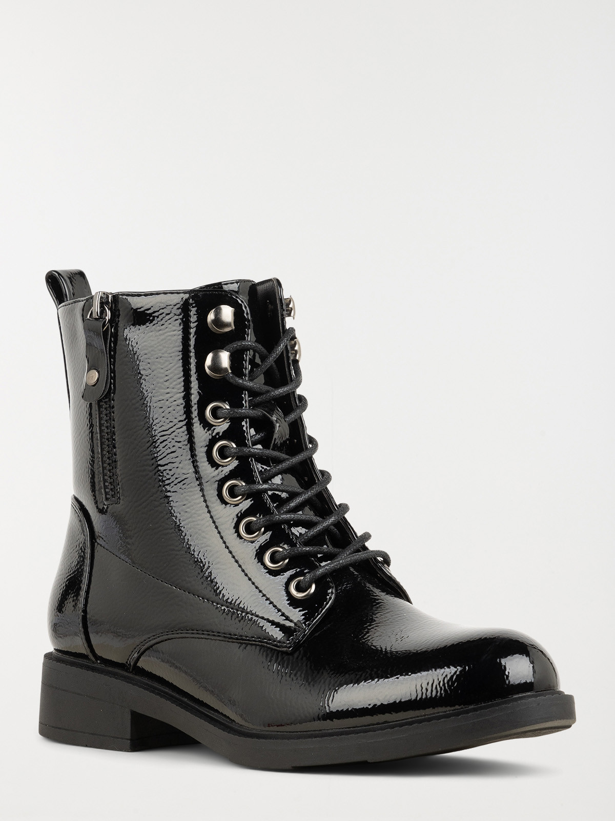 Bottine plate vernie femme (36-41)