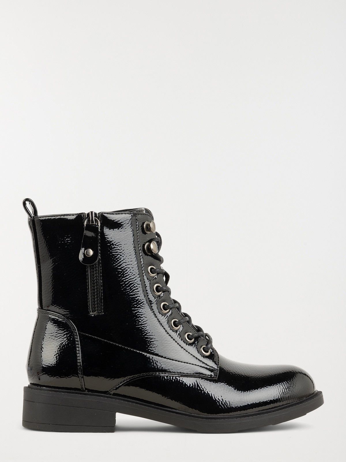Bottine plate vernie femme (36-41)