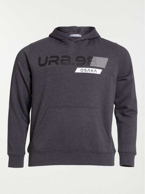 Sweat capuche grande taille...