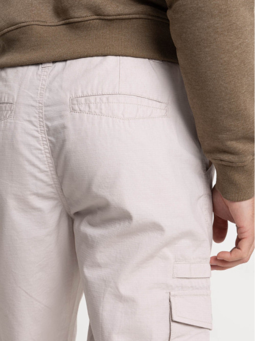 Pantalon cargo craie homme