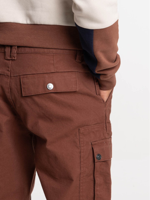 Pantalon cargo brunette homme