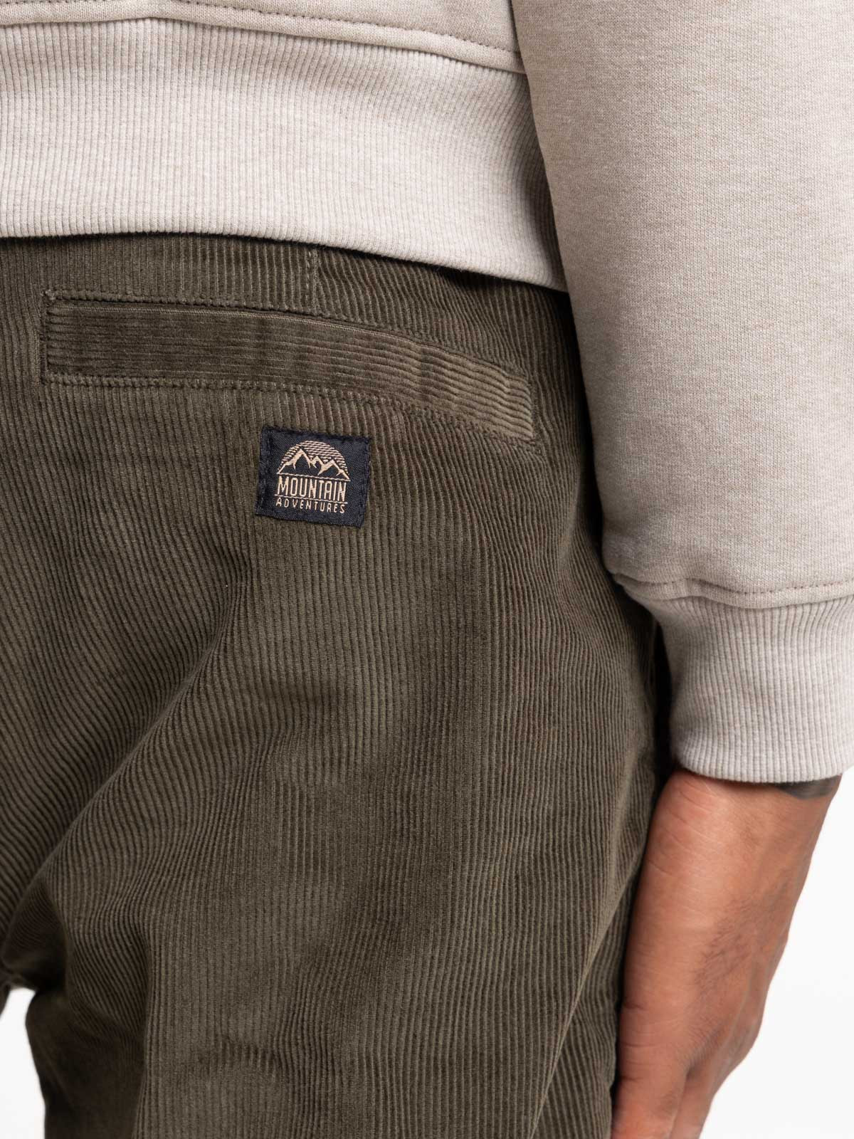 Pantalon velours kaki quite homme