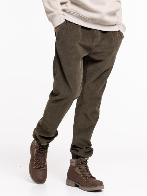 Pantalon velours kaki quite...