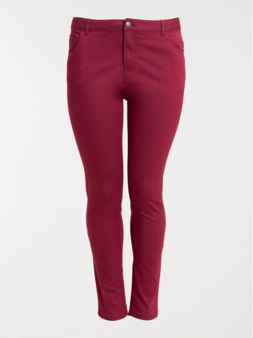 Pantalon lie de vin grande...