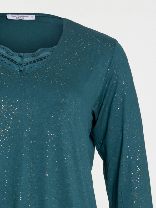 Tee-shirt vert grande...