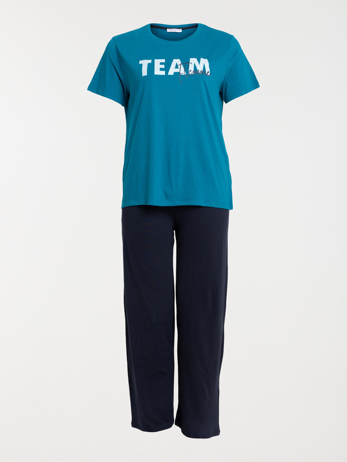 Pyjama canard vif grande taille femme
