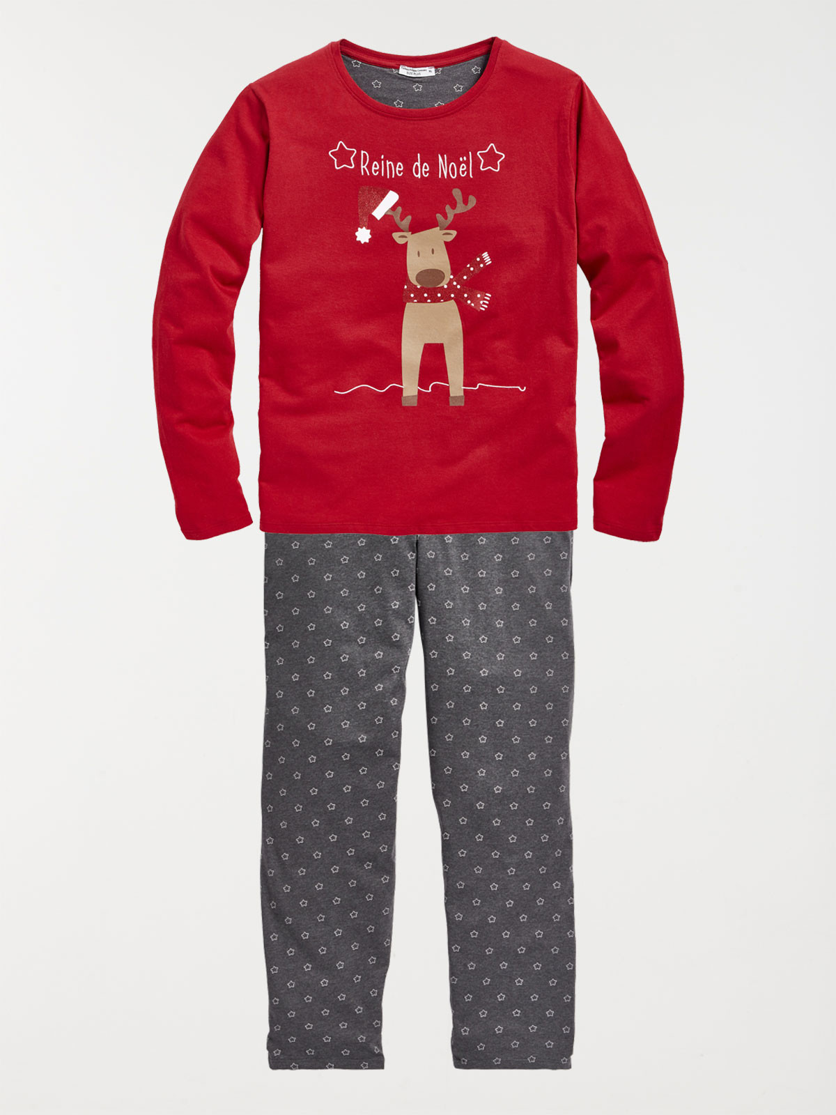 Pyjama renne de noël grande taille femme
