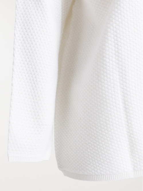 Gilet écru grande taille femme