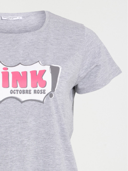 T-shirt octobre rose grande...