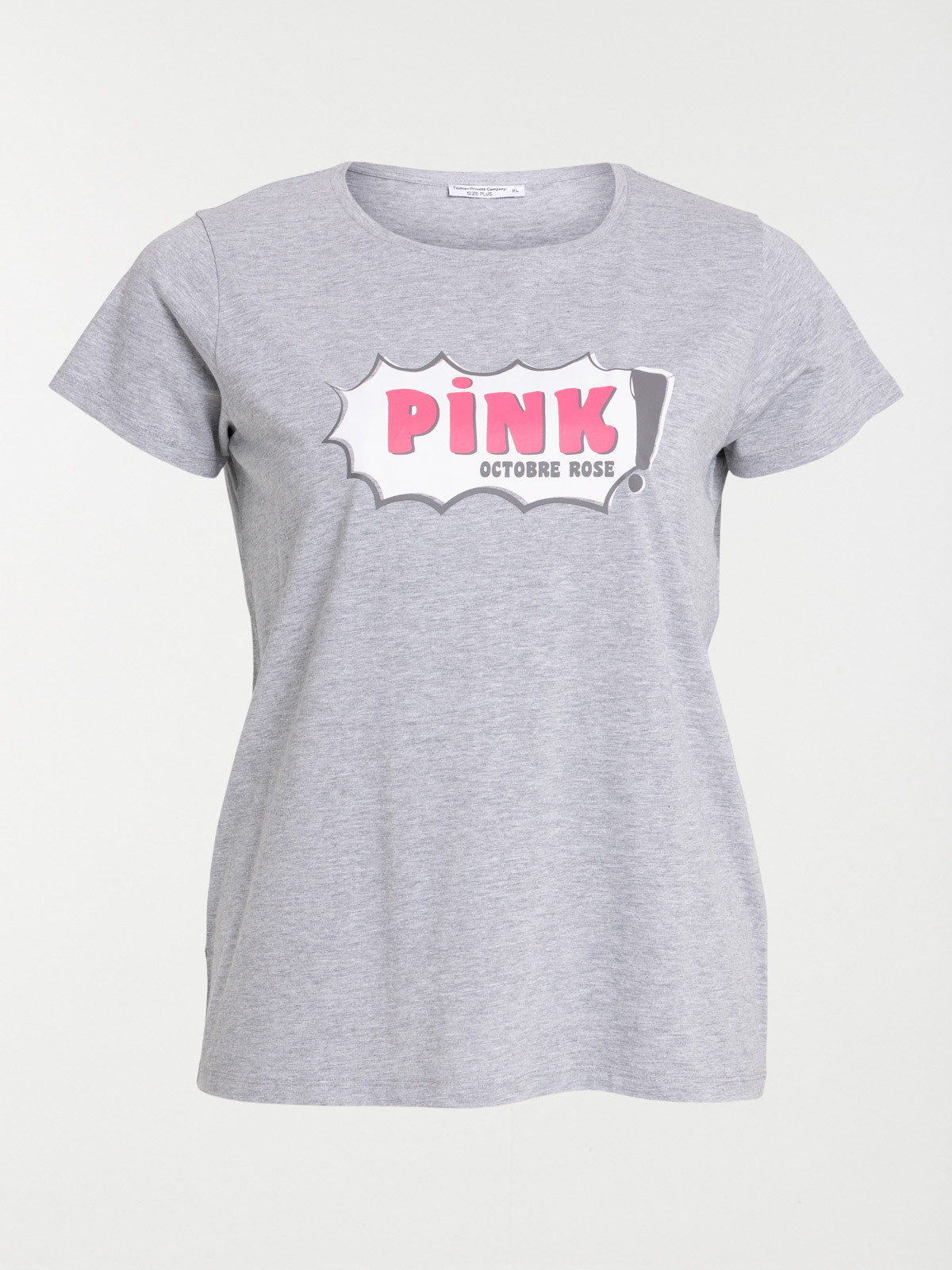 T-shirt octobre rose grande taille femme T-shirt octobre rose grande taille femme