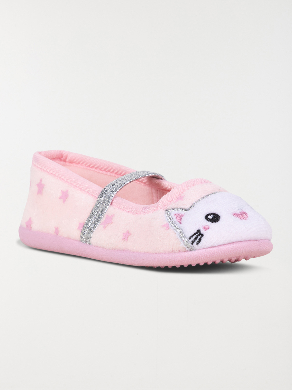 Chaussons motif chat fille (24-30) Chaussons motif chat fille (24-30)