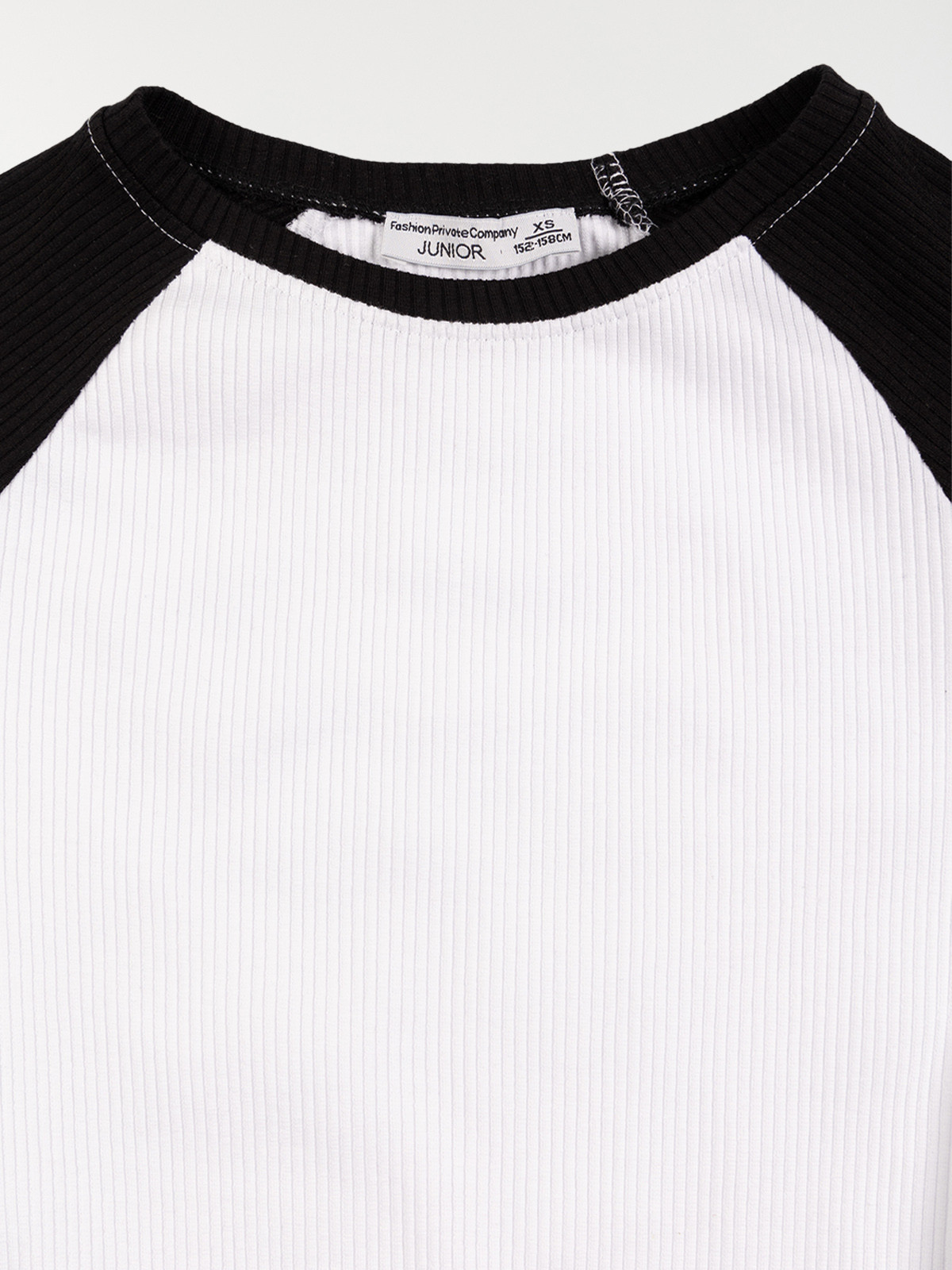 Tee-shirt blanc et noir fille (XXS-M)