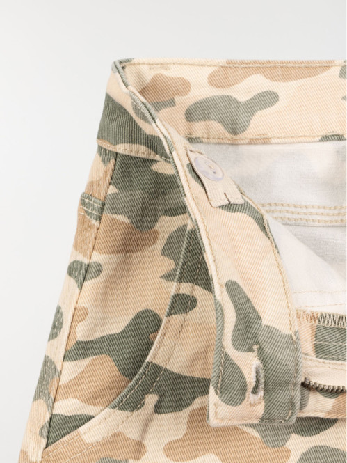 Pantalon large camouflage...