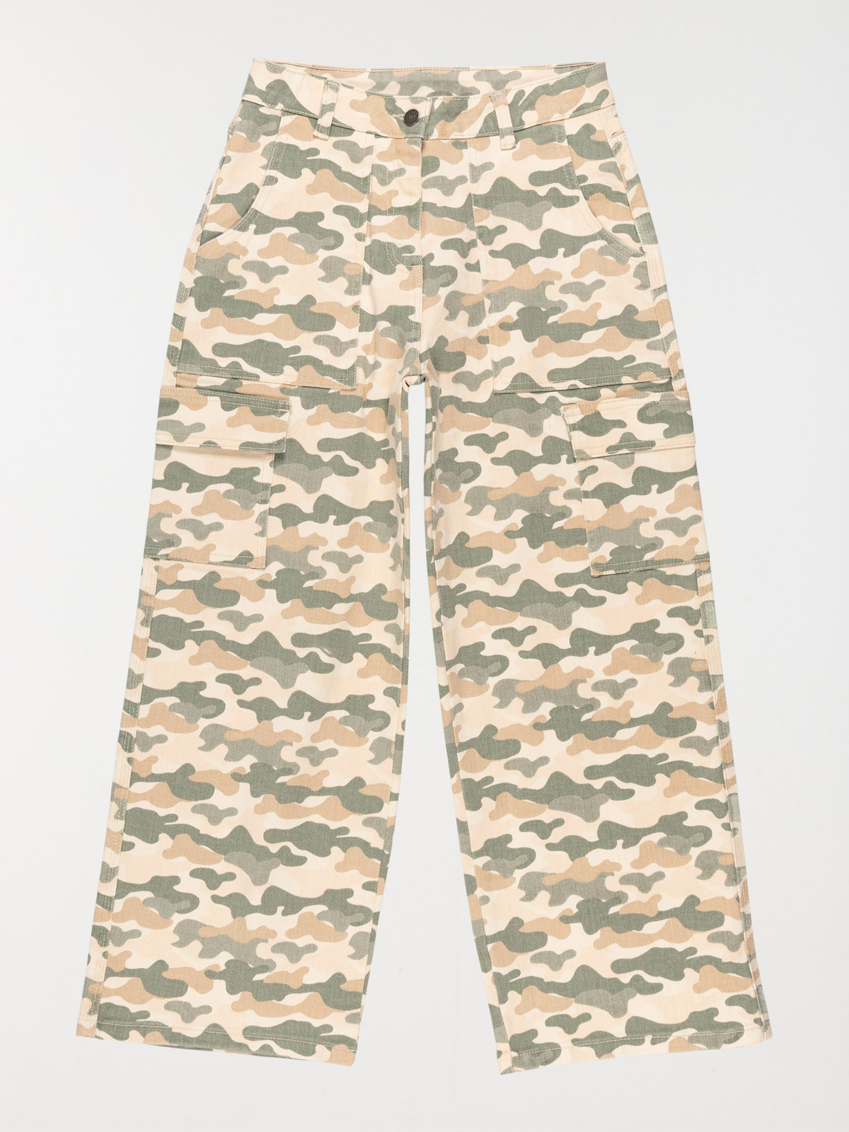 Pantalon large camouflage fille (XXS-M)