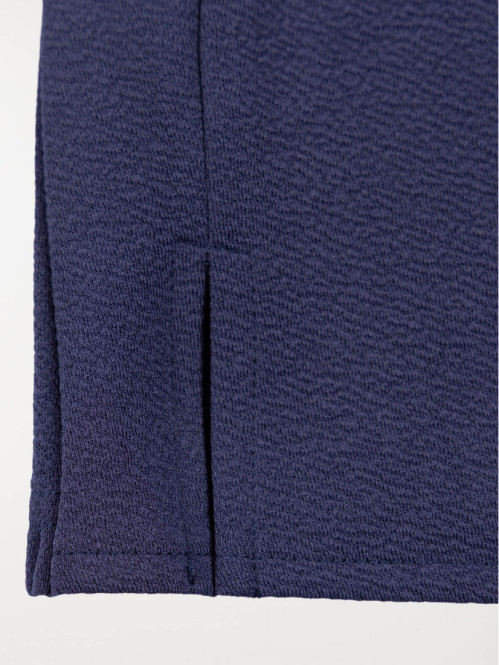 Jupe-short bleu officier...