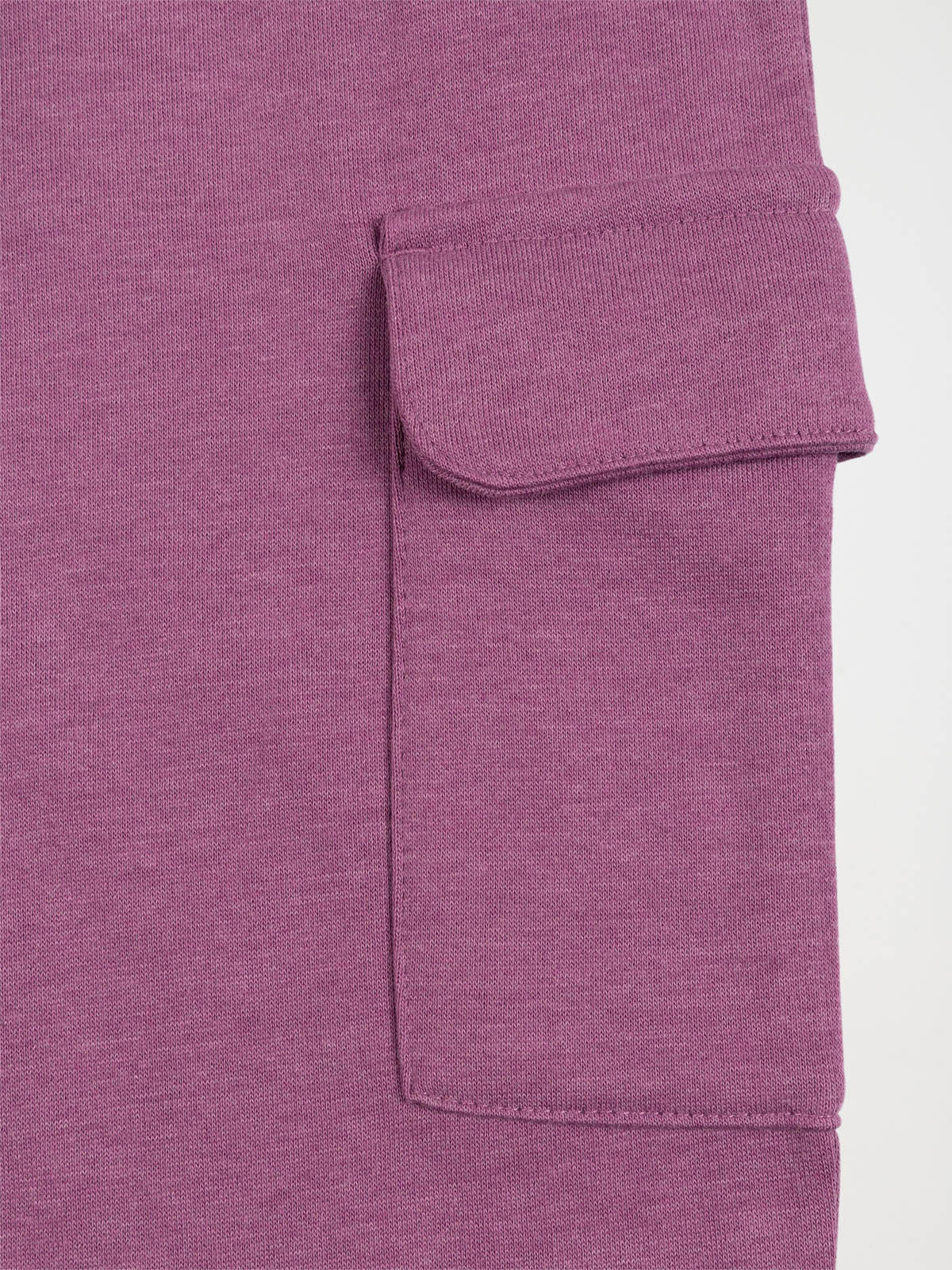 Jogging cargo deep lavande fille (XXS-M)