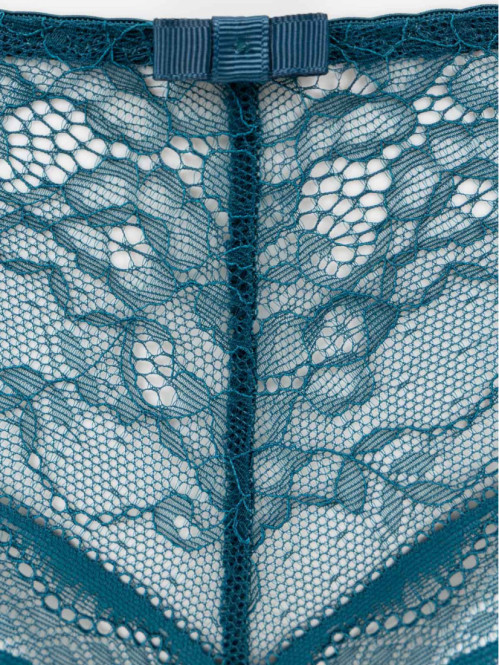 Shorty dentelle émeraude...